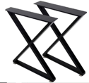 Industrial-Grade Wrought Iron Table Legs