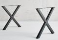 Customizable 50x70cm Iron Table Legs