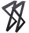 Industrial-Grade Wrought Iron Table Legs
